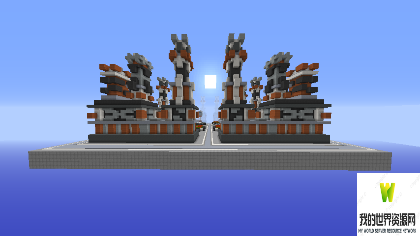 Futuristic Factions Spawn [100x100] // δ // SCI FI // PVP //