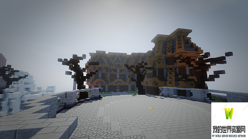 Skull Skyblock Spawn // HUB // HALLOWEEN // SPOOKY ///