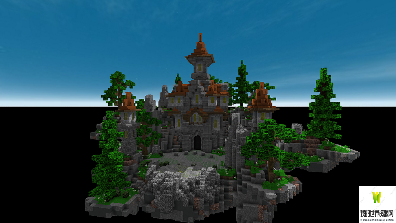 Orange Tower Hub // SPAWN // SKYBLOCK // HQ // CUSTOM ///